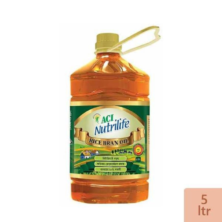 ACI Nutrilife Rice Bran Oil (Bottle)-5ltr